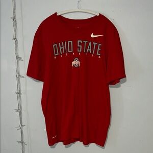 Nike Dri-Fit Red Ohio State Tee
